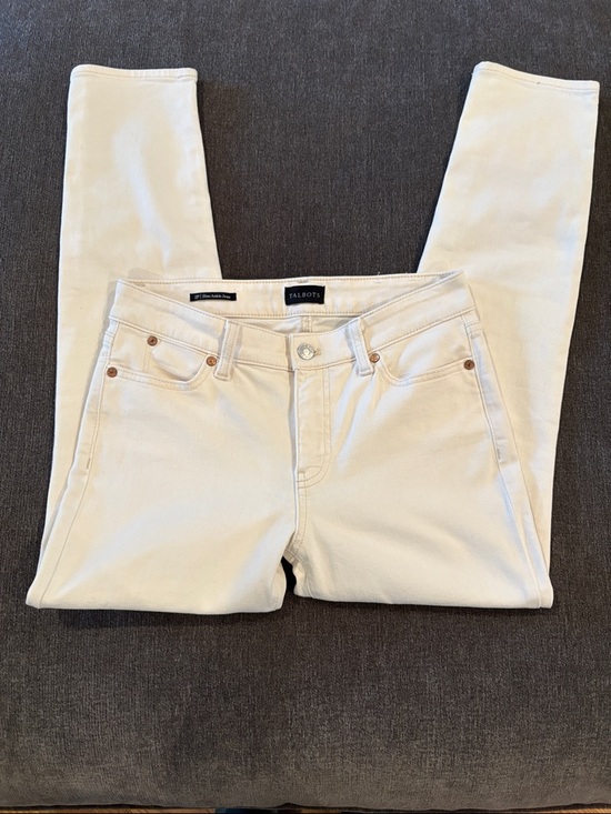 Talbots Denim - Talbots Women's Off-White Slim Jeans
